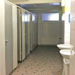 Sanitäre Anlagen auf dem Campingplatz Camp Obsee WCs Toiletten